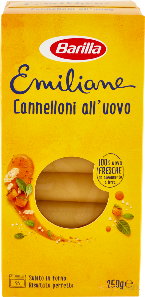 BARILLA CANNELLONI ALL'UOVO 250 GR