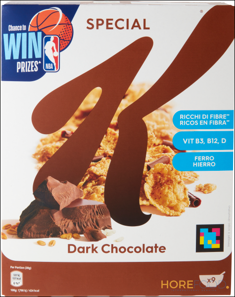 SPECIAL K CEREALI CIOCCOLATO FONDENTE 300 GR