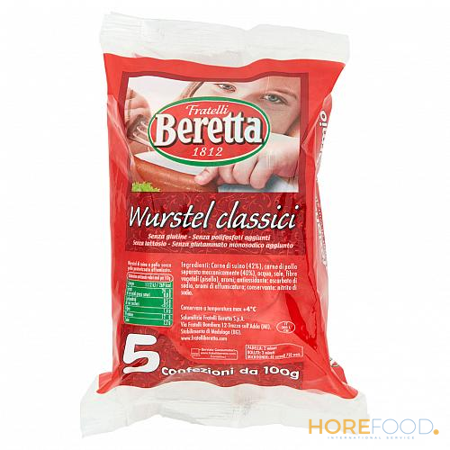 BERETTA WURSTEL CLASSICI 100GR X5