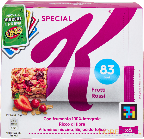 SPECIAL K BARRETTE MIRTILLI ROSSI X6 129 GR