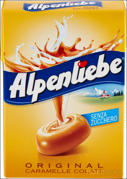 ALPENLIEBE CARAMELLE SENZA ZUCCHERO ASTUCCIO 49 GR