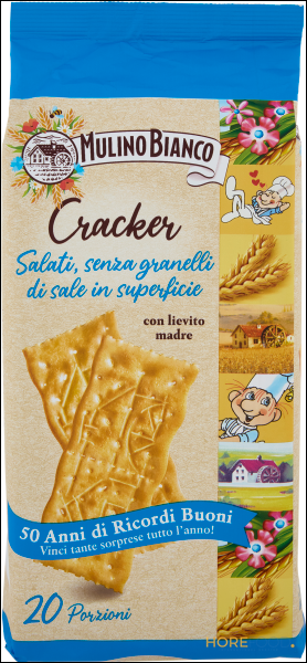 MULINO BIANCO CRACKER SENZA SALE X20 500 GR