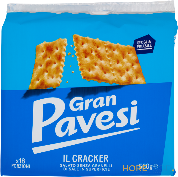 PAVESI CRACKER SENZA SALE X18 560 GR