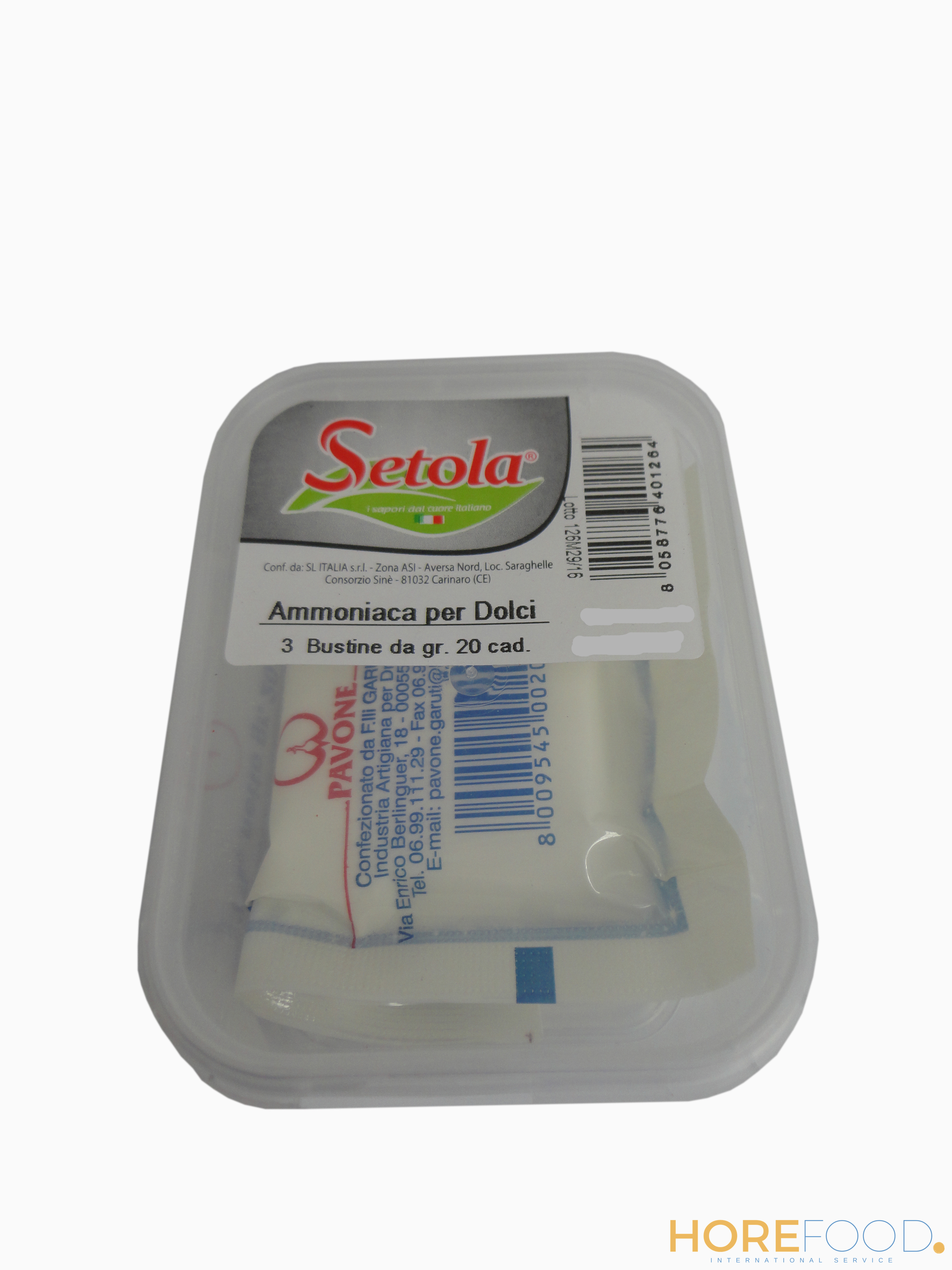 SETOLA AMMONIACA DOLCI 60 GR
