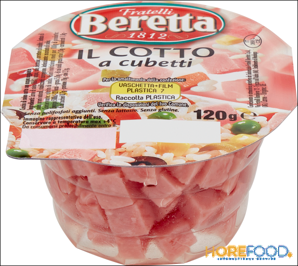 BERETTA PROSCIUTTO COTTO A DADI 120 GR