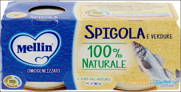 MELLIN OMOGENEIZZATO SPIGOLA 80GR X2 160 GR