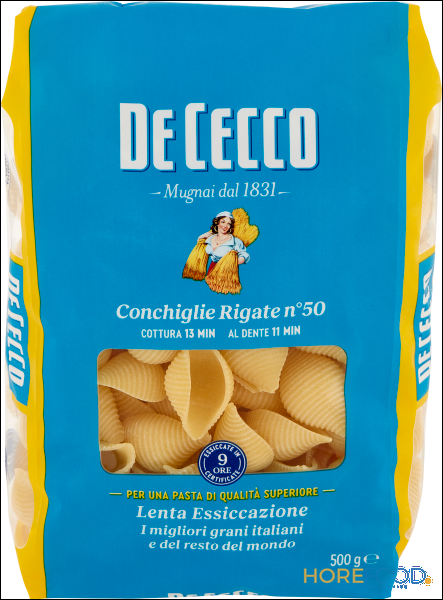 DE CECCO PASTA DI SEMOLA CONCHIGLIE 500 GR