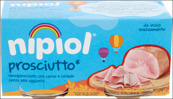 NIPIOL OMOGENEIZZATO ALLA CARNE PROSCIUTTO 80GR X2 160 GR