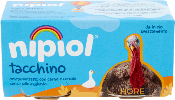 NIPIOL OMOGENEIZZATO ALLA CARNE TACCHINO 80GR X2 160 GR