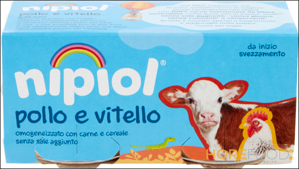 NIPIOL OMOGENEIZZATO ALLA CARNE VITELLO E POLLO 80GR X2 160 GR