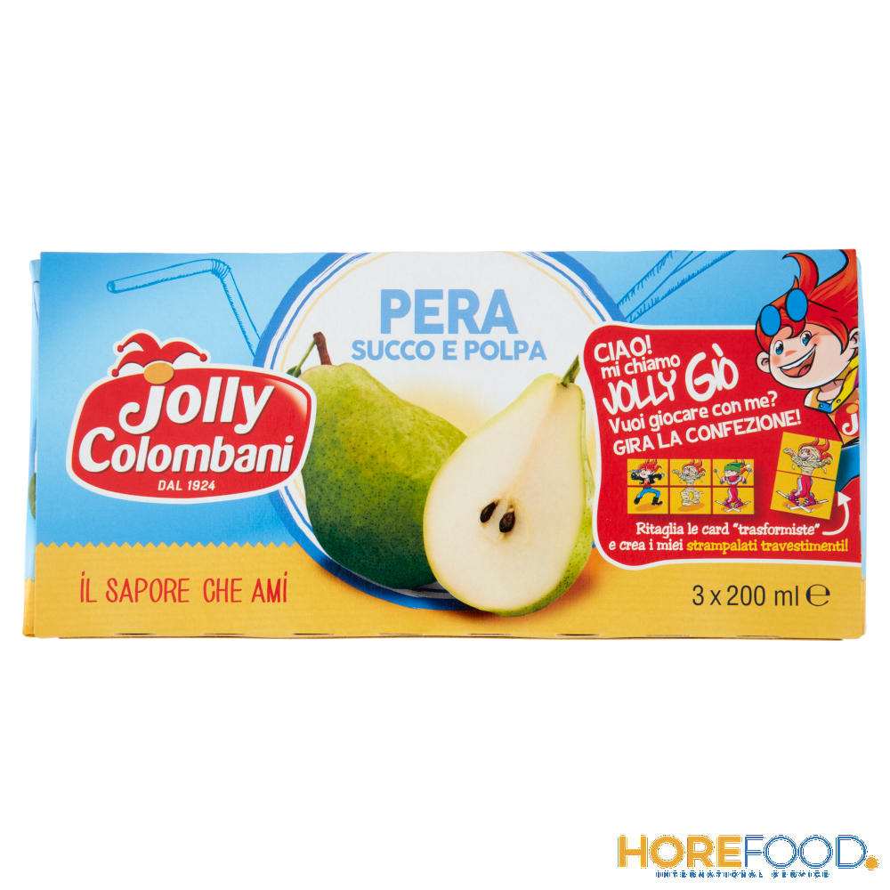 JOLLY COLOMBANI PERA BRIK 200ML X3 600 ML
