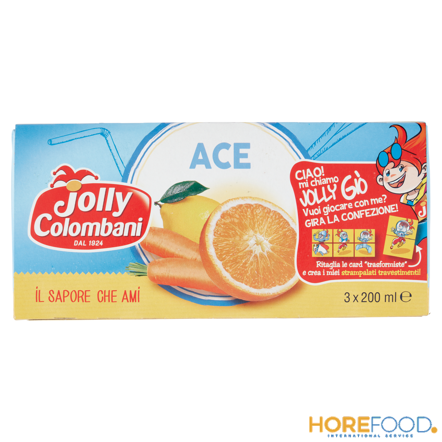 JOLLY COLOMBANI ACE BRIK 200ML X3 600 ML