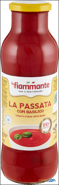 FIAMMANTE PASSATA DI POMODORO CON BASILICO 680 GR