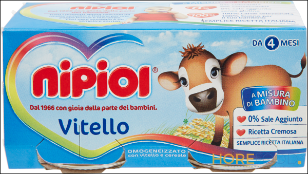 NIPIOL OMOGENEIZZATO ALLA CARNE VITELLO 80GR X2 160 GR