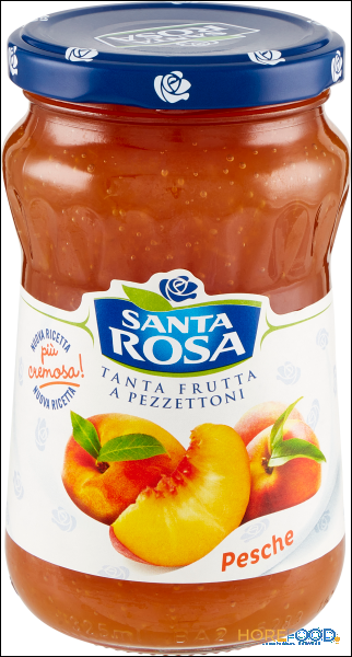 SANTA ROSA CONFETTURA PESCHE 350 GR