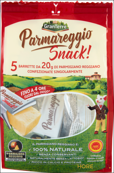PARMAREGGIO SNACK PARMIGIANO REGGIANO 5 X 20 GR 100 GR