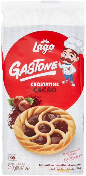 LAGO CROSTATINA CACAO X6 240 GR