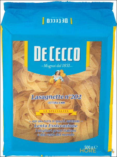 DE CECCO LASAGNETTE N.202 500 GR