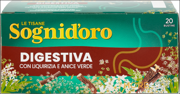 SOGNI D'ORO TISANA DIGESTIVA 20 FILTRI 40 GR
