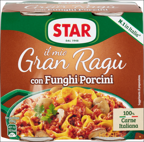 STAR GRAN RAGU' CON FUNGHI PORCINI 180GR X2