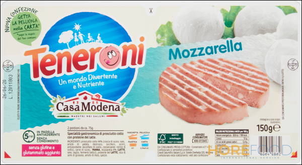 CASA MODENA TENERONI MOZZARELLA 150 GR