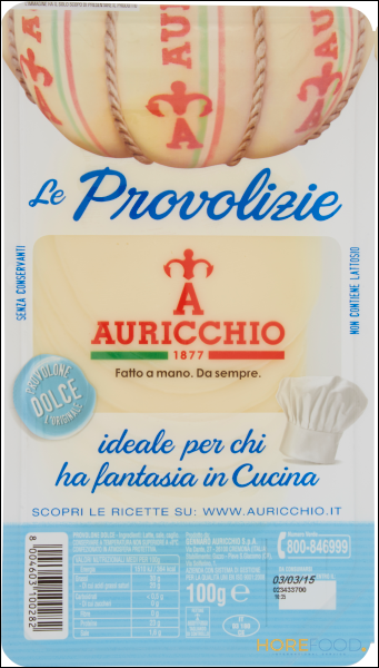 AURICCHIO PROVOLIZIE FETTE DOLCI 100 GR