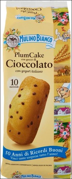 MULINO BIANCO PLUMCAKE GOCCE DI CIOCCOLATO X10 350 GR