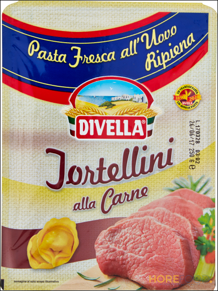 DIVELLA PASTA FRESCA RIPIENA TORTELLINI ALLA CARNE 250 GR