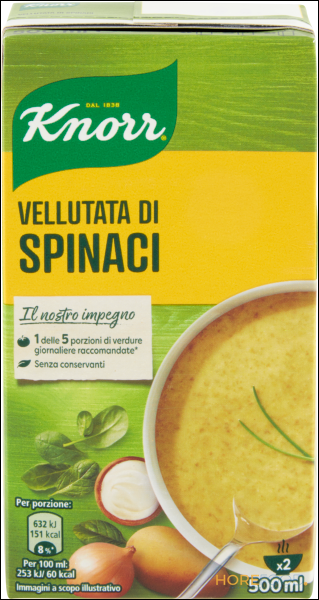 KNORR VELLUTATA SPINACI 500 ML