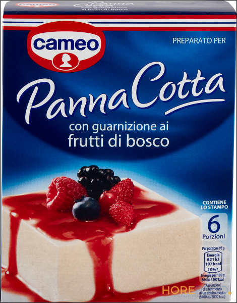 CAMEO PANNA COTTA FRUTTI DI BOSCO 107 GR