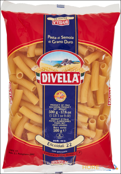 DIVELLA PASTA DI SEMOLA ELICOIDALI N.22 500 GR