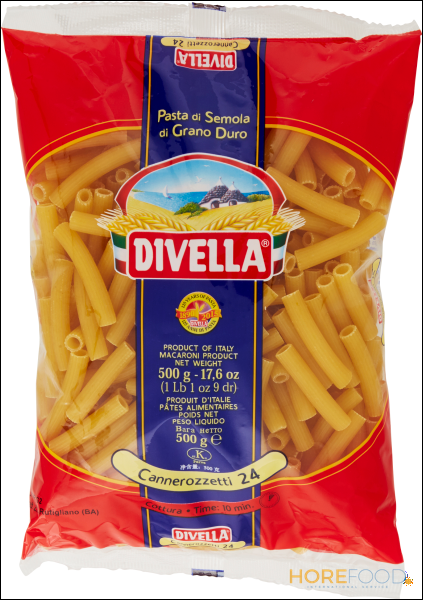 DIVELLA PASTA DI SEMOLA CANNEROZZETTI N.24 500 GR