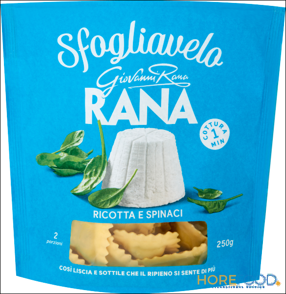 RANA SFOGLIAVELO RAVIOLI RICOTTA SPINACI ED ERBETTE 250 GR