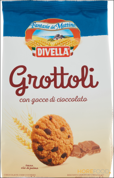 DIVELLA GROTTOLI FROLLINI CIOCCOLATO 400 GR