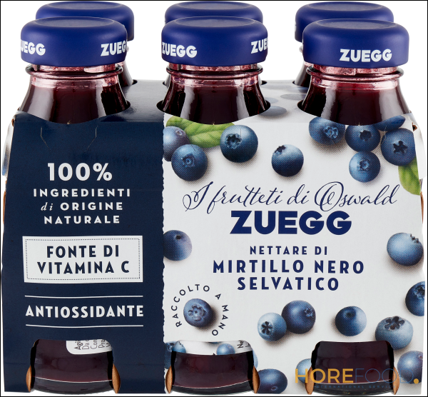 ZUEGG BEVANDA MIRTILLO 125ML X6
