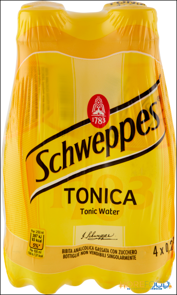 SCHWEPPES ACQUA TONICA 250ML X4 1 LT