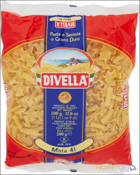 DIVELLA PASTA DI SEMOLA PASTA MISTA N.41 500 GR