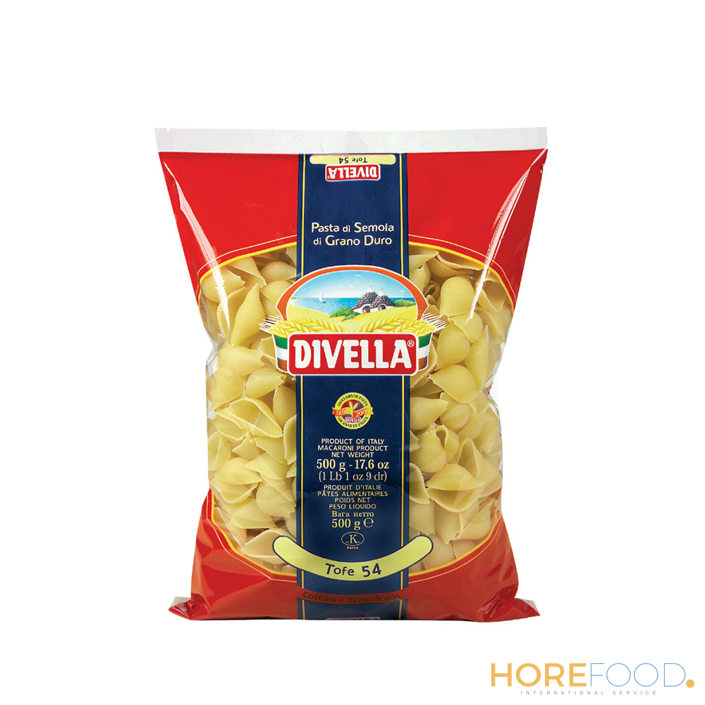 DIVELLA PASTA DI SEMOLA TOFE N.54 500 GR