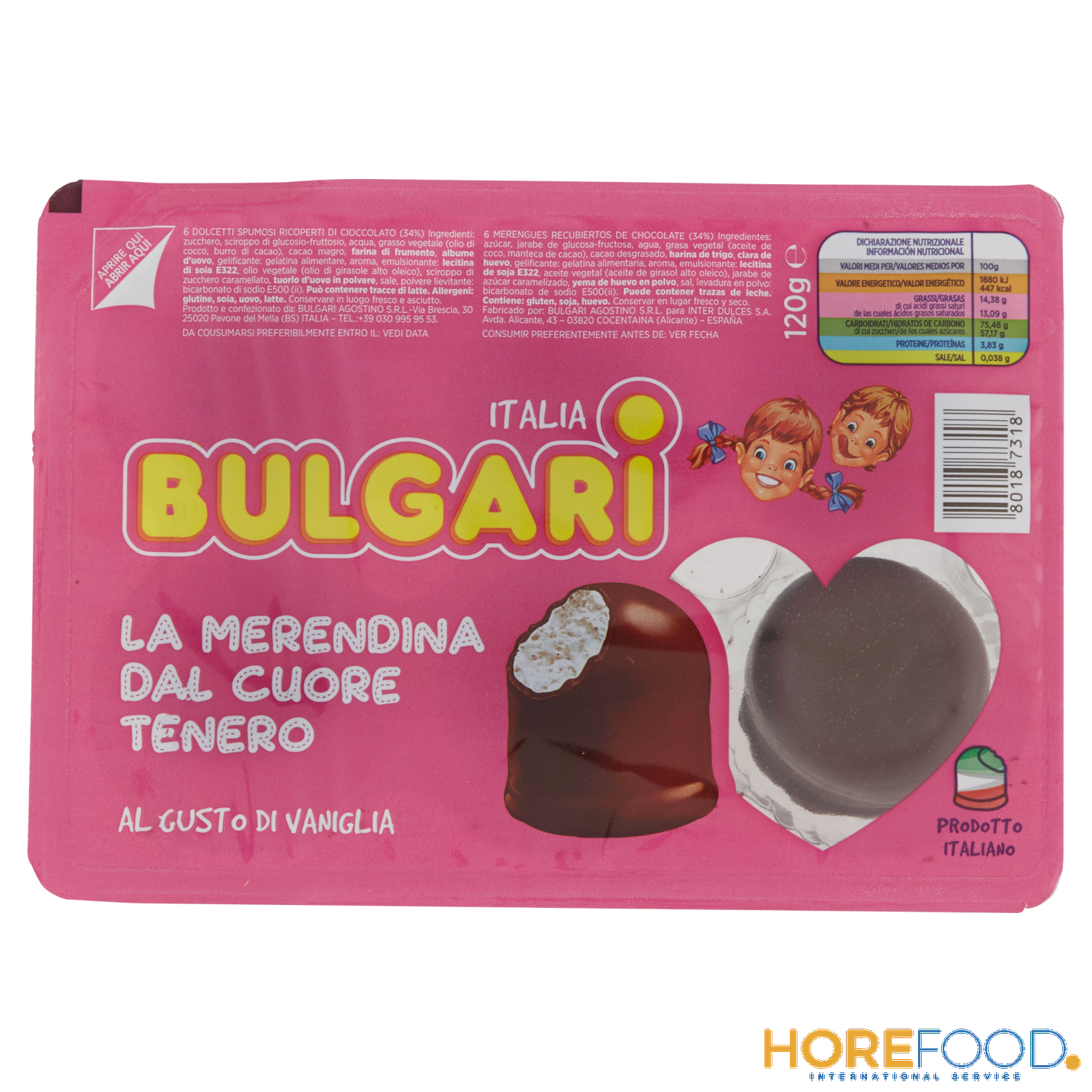 Vaniglia x6, 120 g - BULGARINO
