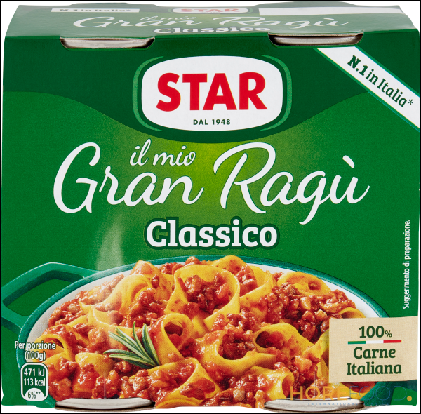 STAR GRAN RAGU' CLASSICO 180GR X2