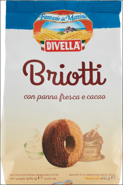 DIVELLA BISCOTTI BRIOTTI 400 GR