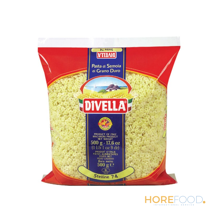 DIVELLA PASTINA STELLINE N.74 500 GR