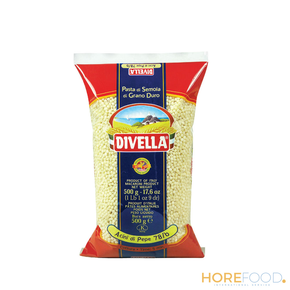 DIVELLA PASTINA ACINI DI PEPE 500 GR