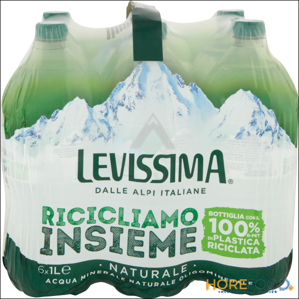 LEVISSIMA ACQUA NATURALE PET RICICLATO 1 LT