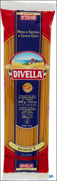 DIVELLA PASTA DI SEMOLA VERMICELLI N.7 500 GR