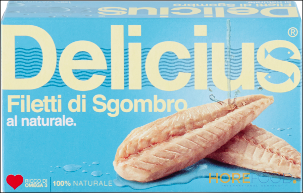DELICIUS FILETTI DI SGOMBRO AL NATURALE 125 GR