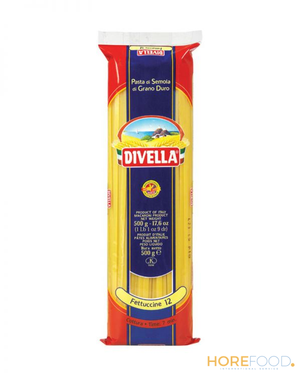 DIVELLA PASTA DI SEMOLA FETTUCCINE N.12 500 GR