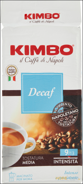 KIMBO ESPRESSO DECAFFEINATO 250 GR