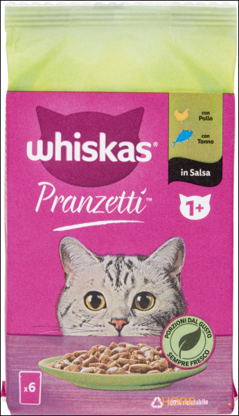 WHISKAS PRANZETTI MARE E MONTI 50X6 300 GR