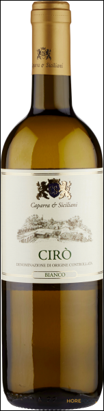 CAPARRA & SICILIANI CIRO' BIANCO DOC 750 ML